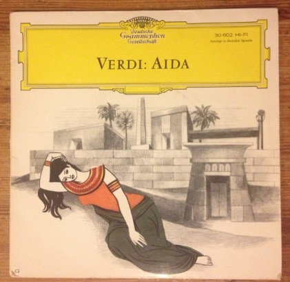 Cover Giuseppe Verdi, Orchester Der Wiener Staatsoper, Argeo Quadri - Aida (7) Schallplatten Ankauf