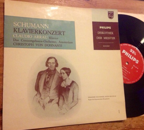 Cover Robert Schumann, Claudio Arrau, Concertgebouworkest, Christoph von Dohnányi - Klavierkonzert (10) Schallplatten Ankauf