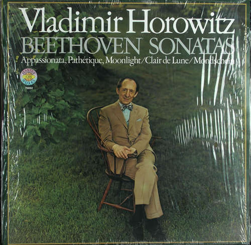 Cover Vladimir Horowitz, Ludwig van Beethoven - Beethoven Sonatas: Appassionata, Pathétique, Moonlight / Clair De Lune / Mondschein (LP) Schallplatten Ankauf