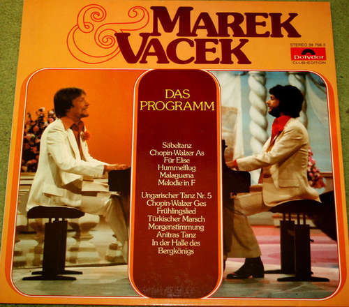 Cover Marek & Vacek - Das Programm (LP, Album, Club) Schallplatten Ankauf
