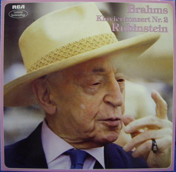Cover Brahms* - Rubinstein* - Klavierkonzert Nr. 2 (LP) Schallplatten Ankauf