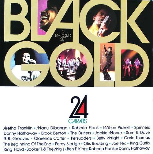 Cover Various - Black Gold - 24 Carats (2xLP, Comp) Schallplatten Ankauf