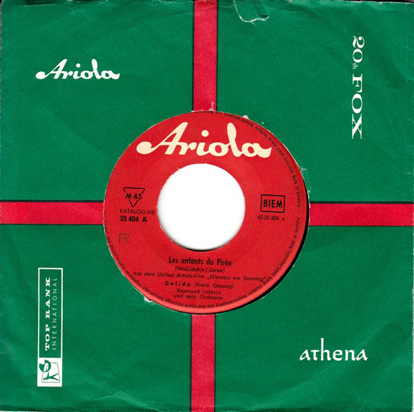 Cover Dalida - Les Enfants Du Pirée (7) Schallplatten Ankauf