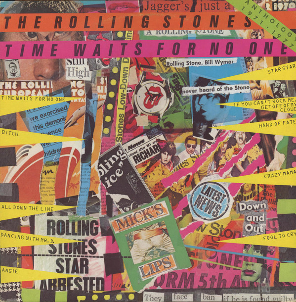 Cover The Rolling Stones - Time Waits For No One - Anthology 1971-1977 (LP, Comp) Schallplatten Ankauf