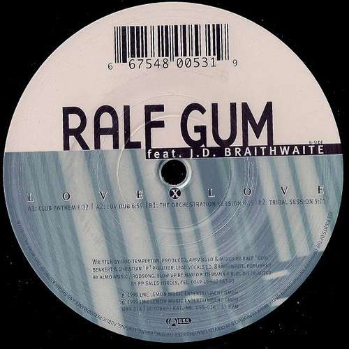 Cover Ralf Gum Feat. J.D. Braithwaite - Love X Love (12) Schallplatten Ankauf