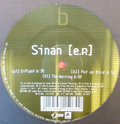 Cover Sinan - Sinan EP (12, EP) Schallplatten Ankauf