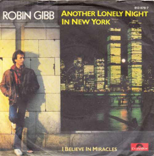 Cover Robin Gibb - Another Lonely Night In New York (7, Single) Schallplatten Ankauf
