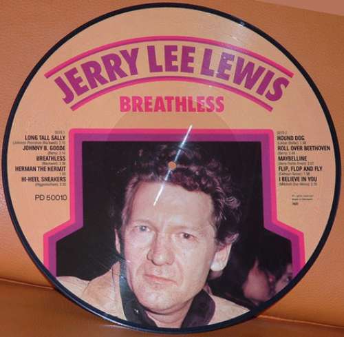 Cover Jerry Lee Lewis - Breathless (LP, Comp, Pic, RE) Schallplatten Ankauf