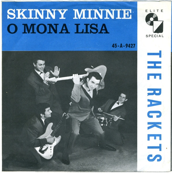 Cover The Rackets* - Skinny Minnie / O Mona Lisa (7, Single, Mono) Schallplatten Ankauf
