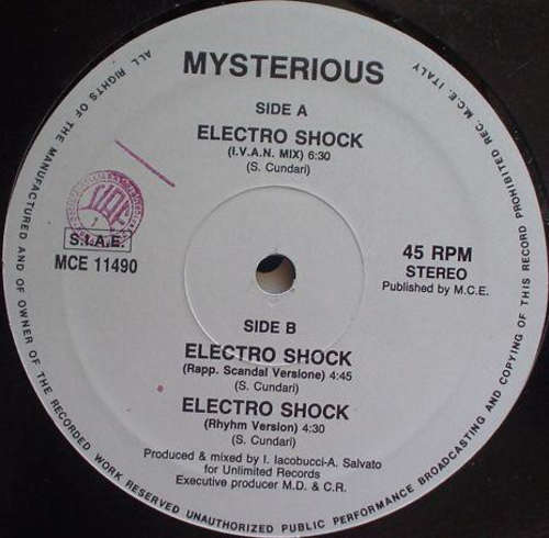 Cover Mysterious - Electro Shock (12) Schallplatten Ankauf