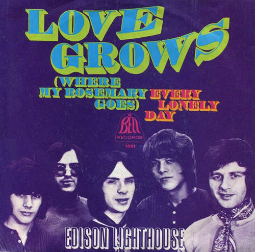 Cover Edison Lighthouse - Love Grows (Where My Rosemary Goes) (7, Single) Schallplatten Ankauf