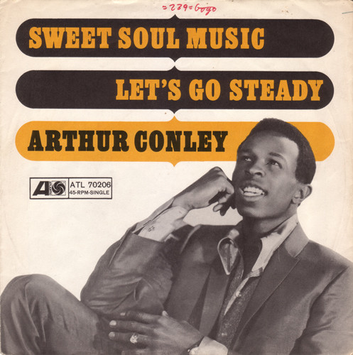 Cover Arthur Conley - Sweet Soul Music / Let's Go Steady (7, Single) Schallplatten Ankauf
