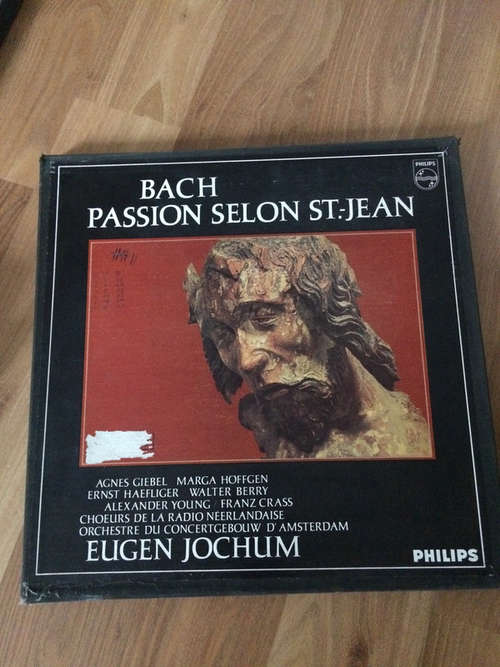 Cover Johann Sebastian Bach, Eugen Jochum, Agnes Giebel, Marga Höffgen - Johannes Passion (3xLP) Schallplatten Ankauf