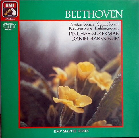 Cover Beethoven*, Pinchas Zukerman, Daniel Barenboim - Kreutzer Sonata- Spring Sonata (LP, Comp, Club, RE, RM) Schallplatten Ankauf
