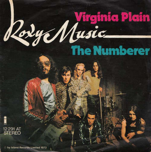 Cover Roxy Music - Virginia Plain / The Numberer (7, Single) Schallplatten Ankauf