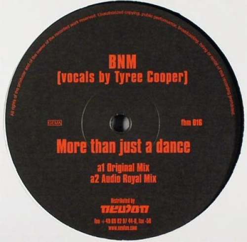 Cover BNM - More Than Just A Dance (12) Schallplatten Ankauf