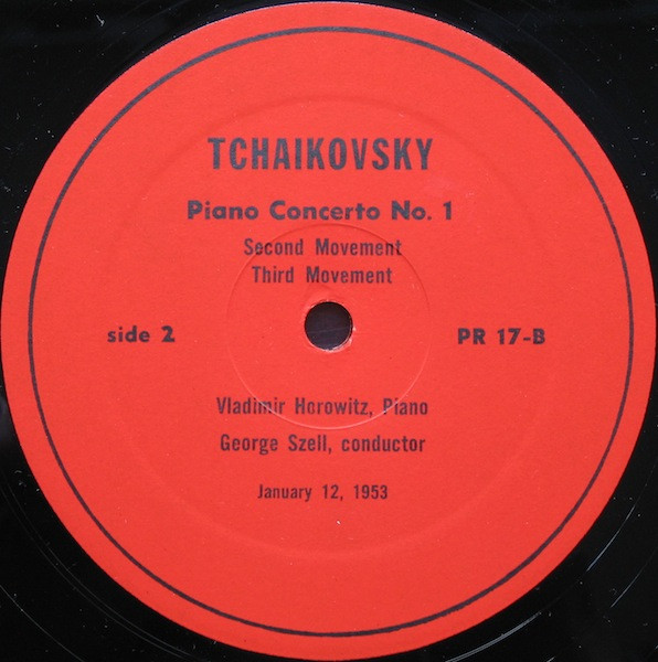 Cover Tchaikovsky* : Horowitz*, Szell* - Piano Concerto No. 1 (LP, Pri) Schallplatten Ankauf