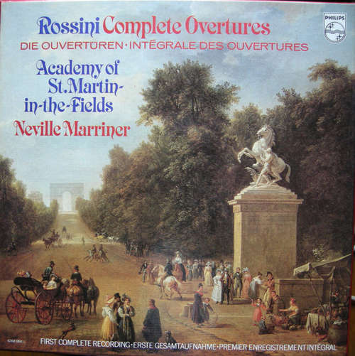 Cover Rossini*, The Academy Of St. Martin-in-the-Fields, Sir Neville Marriner - Rossini Overtures (4xLP + Box) Schallplatten Ankauf