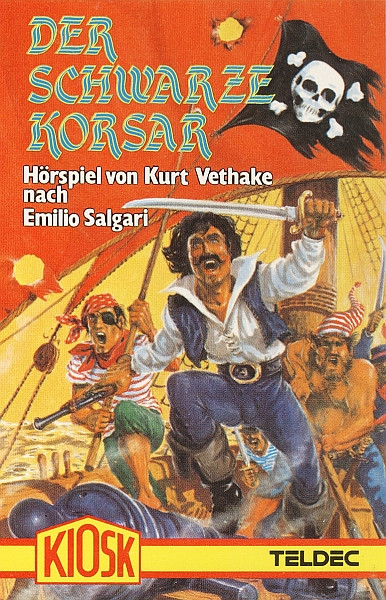 Bild Kurt Vethake, Emilio Salgari - Der Schwarze Korsar (Cass) Schallplatten Ankauf