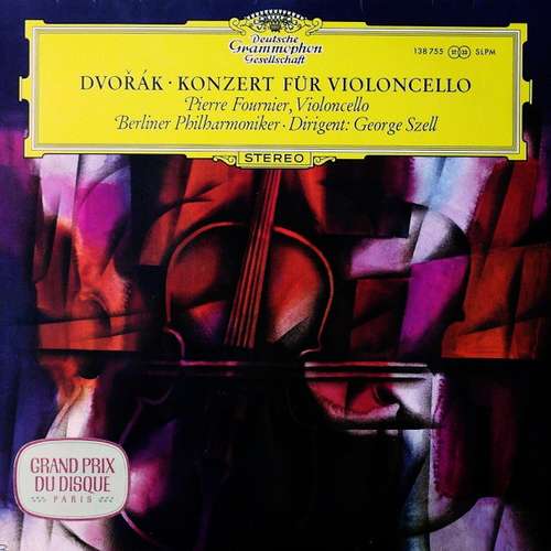 Cover Dvořák* - Pierre Fournier ‧ Berliner Philharmoniker ‧ George Szell - Konzert Für Violoncello (LP, RP) Schallplatten Ankauf