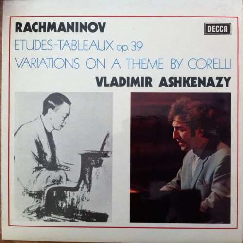 Cover Rachmaninov*, Vladimir Ashkenazy - Etudes-Tableaux Op. 39 • Variations On A Theme By Corelli (LP) Schallplatten Ankauf