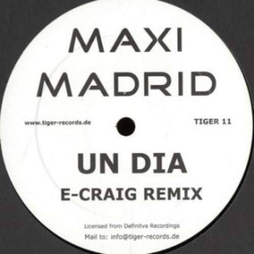 Cover Maxi Madrid - Un Dia (12) Schallplatten Ankauf