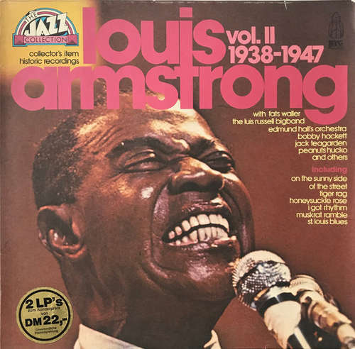 Cover Louis Armstrong - Vol. II 1938-1947 (2xLP, Comp) Schallplatten Ankauf