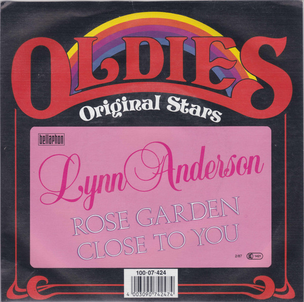 Cover Lynn Anderson - Rose Garden / Close To You (7, Single) Schallplatten Ankauf