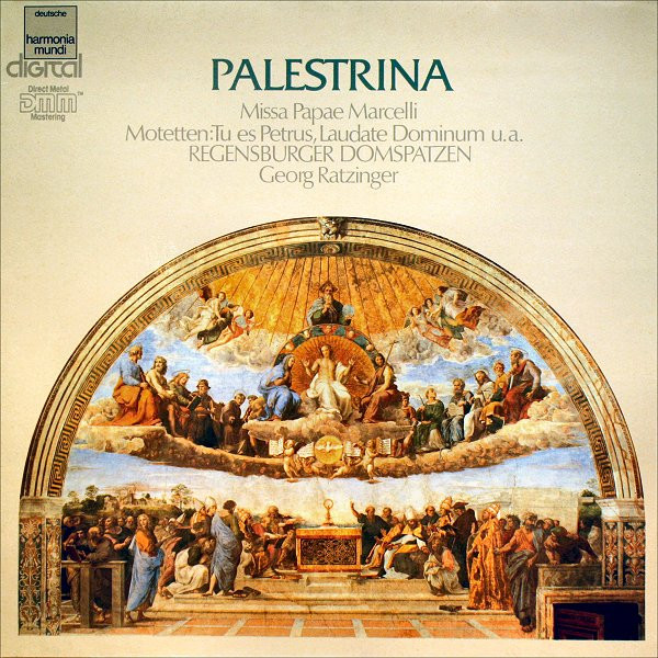 Cover Palestrina* - Regensburger Domspatzen, Georg Ratzinger - Missa Papae Marcelli / Motetten: Tu Es Petrus, Laudate Dominum U.a. (LP, Album) Schallplatten Ankauf