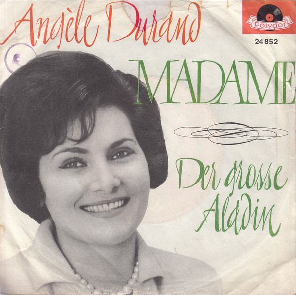 Cover Angèle Durand - Madame (7, Single, Mono) Schallplatten Ankauf