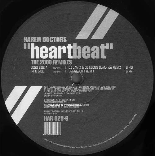 Cover Harem Doctors - Heartbeat (The 2000 Remixes) (12) Schallplatten Ankauf