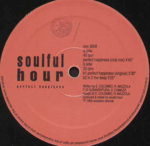 Cover Soulful Hour - Perfect Happiness (12) Schallplatten Ankauf