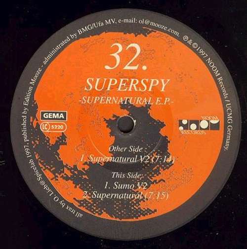 Cover Superspy - Supernatural E.P. (12, EP) Schallplatten Ankauf
