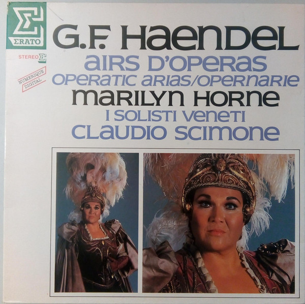 Cover G.F. Haendel* - Marilyn Horne, I Solisti Veneti, Claudio Scimone - Airs D'Operas (LP) Schallplatten Ankauf