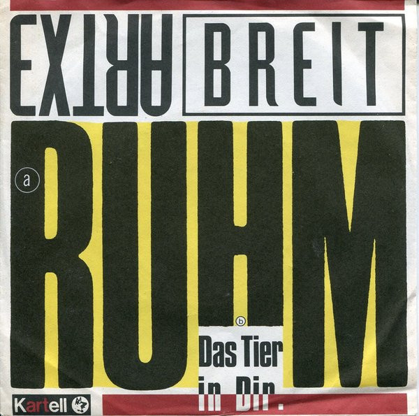 Cover Extrabreit - Ruhm (7, Single) Schallplatten Ankauf