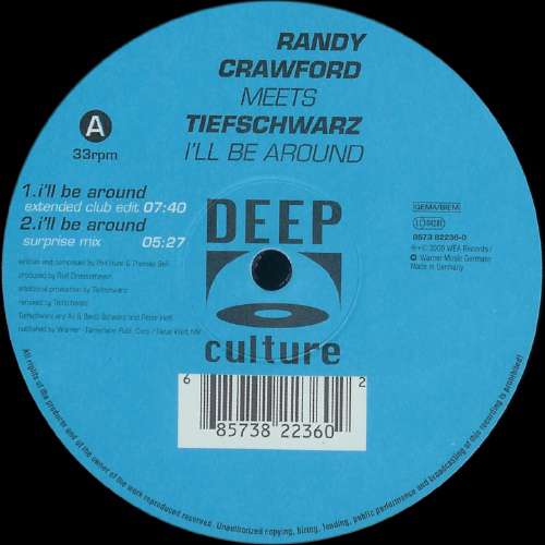 Cover Randy Crawford Meets Tiefschwarz - I'll Be Around (12) Schallplatten Ankauf