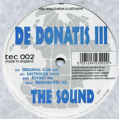 Cover De Donatis III* - The Sound (12) Schallplatten Ankauf