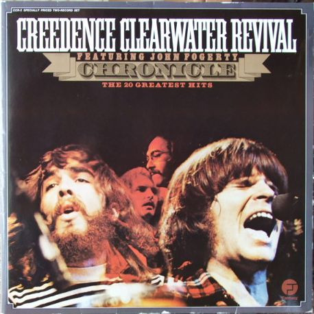 Cover Creedence Clearwater Revival Featuring John Fogerty - Chronicle - The 20 Greatest Hits (2xLP, Comp, RE, Gat) Schallplatten Ankauf
