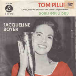 Cover Jacqueline Boyer - Tom Pillibi (7, Single) Schallplatten Ankauf