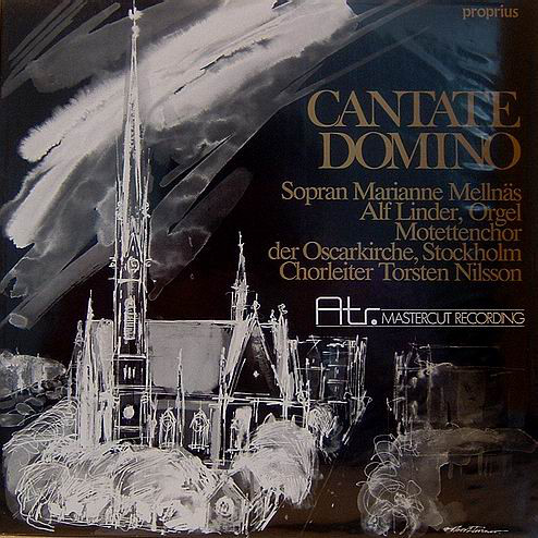 Cover Marianne Mellnäs ‧ Alf Linder ‧ Torsten Nilsson - Cantate Domino (LP, Album, RP, 180) Schallplatten Ankauf