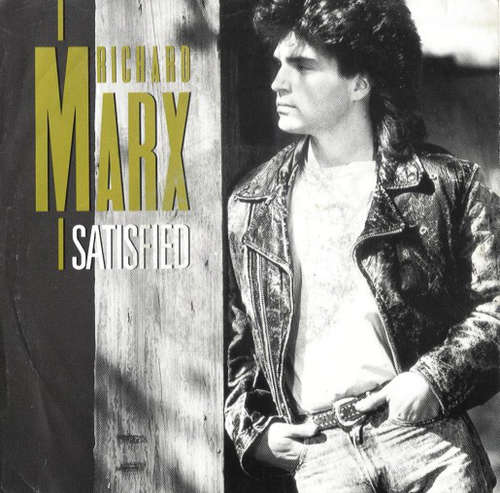 Cover Richard Marx - Satisfied (7, Single) Schallplatten Ankauf