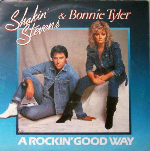 Cover Shakin' Stevens & Bonnie Tyler - A Rockin' Good Way (7, Single) Schallplatten Ankauf