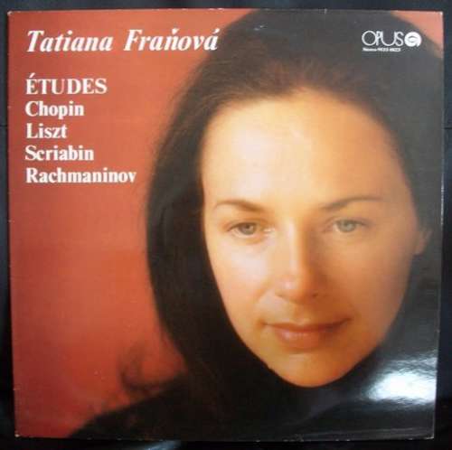 Cover Tatiana Fraňová, Frédéric Chopin, Franz Liszt, Alexander Scriabine, Sergei Vasilyevich Rachmaninoff - Études (LP) Schallplatten Ankauf