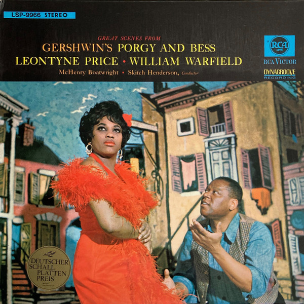 Cover Gershwin*, Leontyne Price / William Warfield - Great Scenes From Porgy And Bess (LP, Album) Schallplatten Ankauf