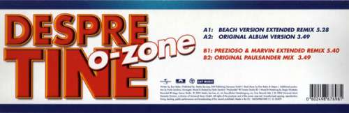 Cover O-Zone (3) - Despre Tine (12) Schallplatten Ankauf