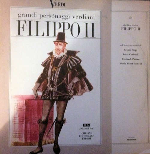 Cover Verdi* - Filippo II (LP, Album, Gat) Schallplatten Ankauf