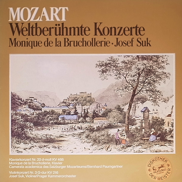 Cover Mozart*, Monique de la Bruchollerie ⋅ Josef Suk - Weltberühmte Konzerte (LP) Schallplatten Ankauf
