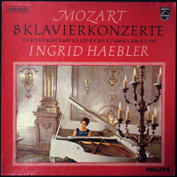 Cover Mozart*, Ingrid Haebler - 8 Klavierkonzerte (4xLP, Comp) Schallplatten Ankauf