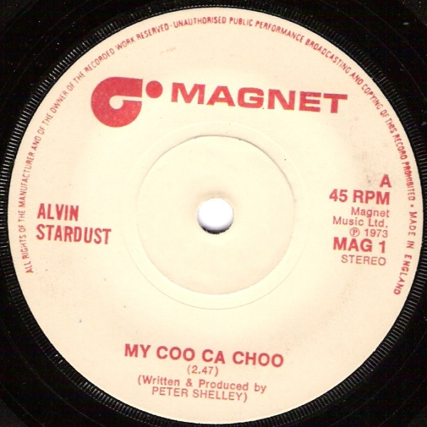 Cover Alvin Stardust - My Coo Ca Choo (7, Single, Whi) Schallplatten Ankauf
