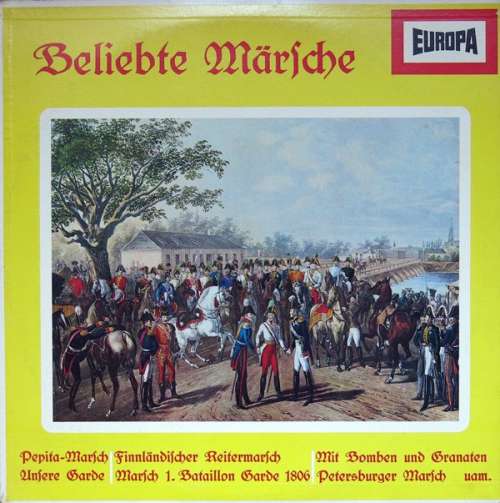 Cover Das Große Blasorchester Hamburg* - Beliebte Märsche (LP, Red) Schallplatten Ankauf